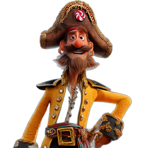 Sticker de Capitán Barbamiel — Tululú